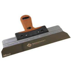 DOORDAGT Spackmes RVS 28 cm. KURK 0,4 mm.