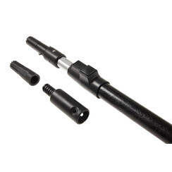 DOORDAGT Telescoopsteel 120-220cm. incl. adapterset