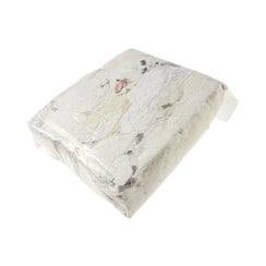 Poetsdoeken gerecycled witte tricot 5 kg zak.