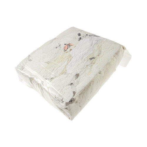 Poetsdoeken, Gerecycled witte tricot 5kg zak