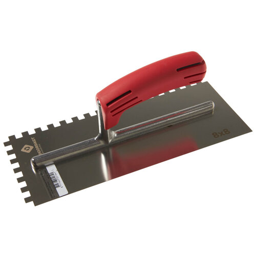 DOORDAGT DOORDAGT BASIC lijmspaan 8x8x8 mm. 280 x 120 mm. rode SOFT greep