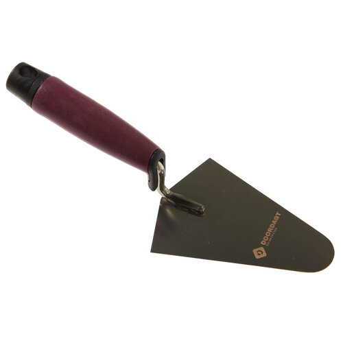 DOORDAGT DOORDAGT, Pleistertroffel 140mm Rond, RVS, Softgreep