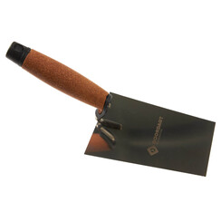 DOORDAGT, Stukadoorstroffel Recht S-hals, RVS, Kurkgreep