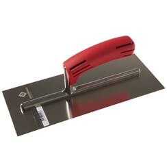 DOORDAGT BASIC-Line Spaan 280 x 120 mm. RVS met rode SOFT handgreep