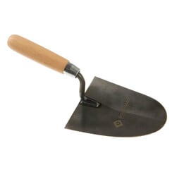 DOORDAGT, Metseltroffel 160mm, Staal, Houtgreep, RECHTS