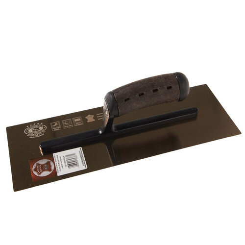 OLEJNIK OLEJNIK, Goldline Spaan 330x120mm, RVS, Vintage Leather greep