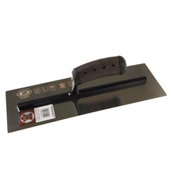 OLEJNIK, Silverline Droogbouw Spaan 356x120mm, RVS, Vintage Leather greep