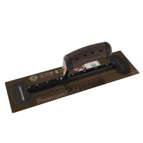 OLEJNIK Olejnik Goldflex 330 x 100 mm. RVS met Vintage Leather handgreep