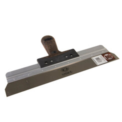 OLEJNIK, Gipsmes 380mm, RVS, Vintage Leather greep, 0,7mm