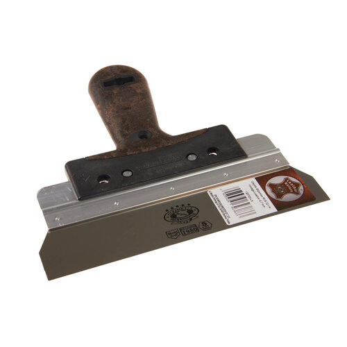 OLEJNIK OLEJNIK, Gipsmes 220mm, RVS, Vintage Leather greep, 0,7mm