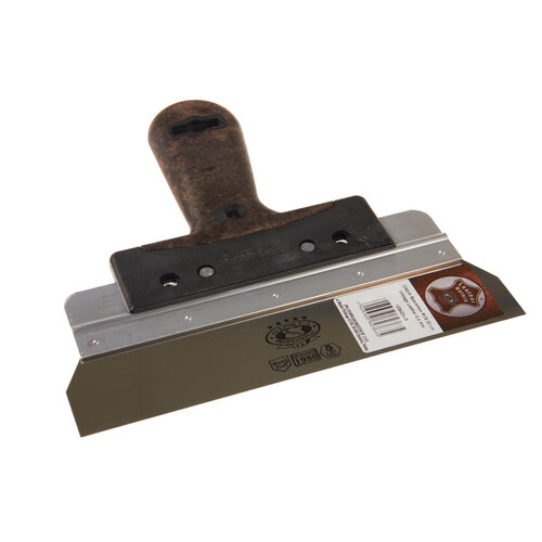 OLEJNIK OLEJNIK, Spackmes 22cm, RVS, Vintage Leather greep, 0,4mm