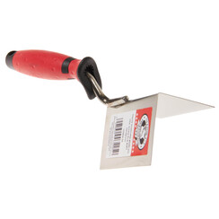 OLEJNIK, Hoektroffel 60x80mm, RVS, uitwendig scherp, Softgreep