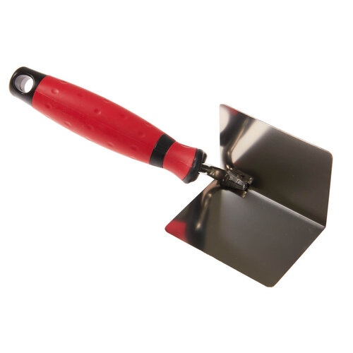 OLEJNIK OLEJNIK, Hoektroffel 60x80mm, RVS, Inwendig dubbeltje/rond, Softgreep