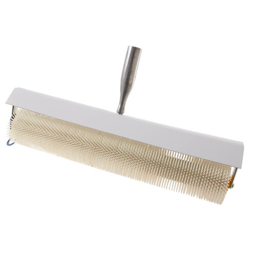 Ontluchtingsroller 500mm, met 60mm pen, Incl. beugel met spatkap