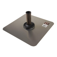 Olejnik Spaarbord Aluminium 30 x 30 cm.