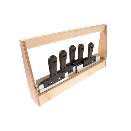 OLEJNIK Spackmesbak Olejnik (gevuld - 5 messen) Vintage Leather