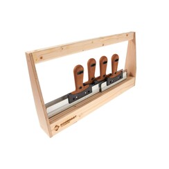 DOORDAGT, Gipsmesbak (gevuld - 4 messen) Kurkgreep