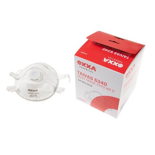 OXXA OXXA, Stofmasker FFP-3 met Ventiel, (doos 5st)
