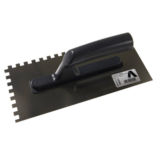 Lijmspaan 280x130mm, 8x8x8mm 2-Zijdig, RVS, Kunststof greep