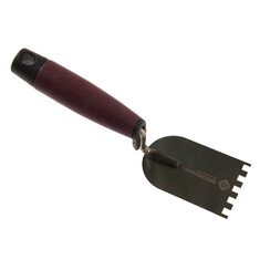 DOORDAGT, Platschopje getand 60mm, RVS, 6x6mm tanding, Softgreep