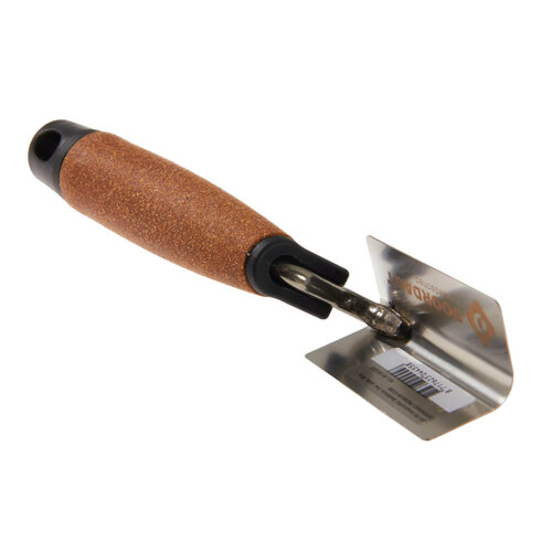 DOORDAGT DOORDAGT, Hoektroffel 30x80mm, Inwendig dubbeltjesformaat, RVS, Kurkgreep