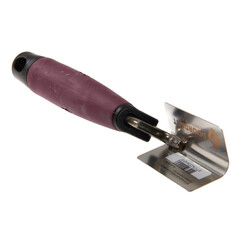 DOORDAGT, Hoektroffel 30x80mm, Inwendig dubbeltjesformaat, RVS, Softgreep