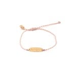 Classic bar amore pink light goldplated