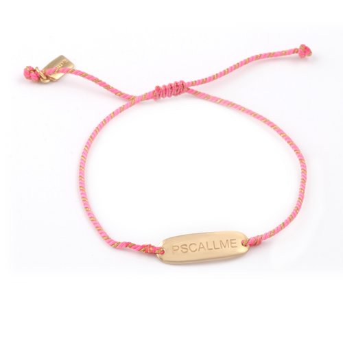 Classic bar pscallme pink goldplated