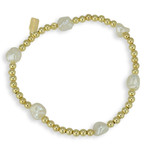 6 pearls gold coloured 6 pearls gold coloured