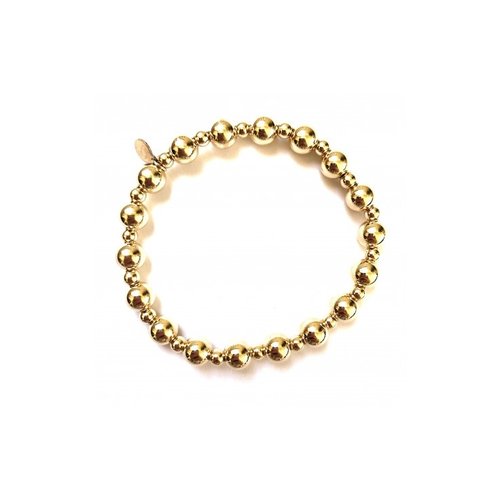 Basic gold coloured - gold coloured mix 7mm/4mm