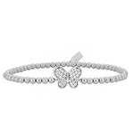 Butterfly pave silver