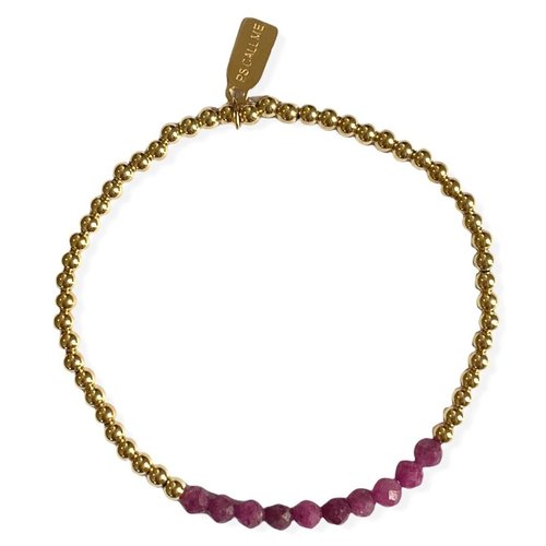 Chance fuchsia gold coloured