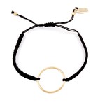 Circle of life black goldplated Circle of life black goldplated