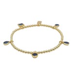 Color 5 blue gold coloured Color 5 blue gold coloured
