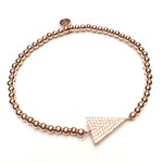 Indra triangle rose-gold coloured Indra triangle rose-gold coloured