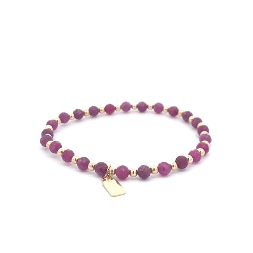 Mix fuchsia gold coloured