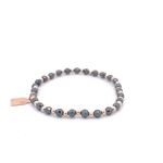 Mix grey rose-gold coloured