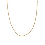 Necklace basic 2mm gold coloured