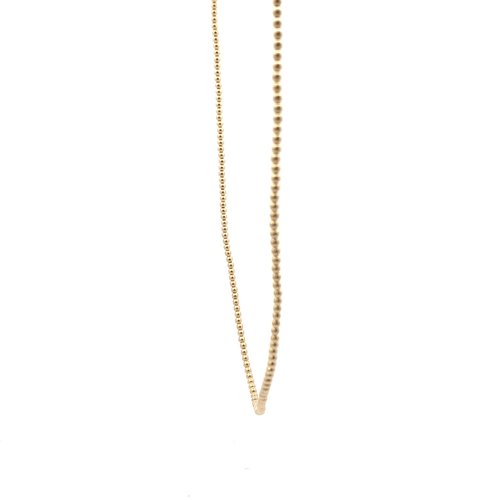 Necklace basic 2mm gold coloured