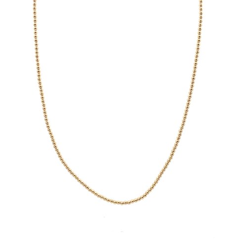 Necklace basic 2mm gold coloured