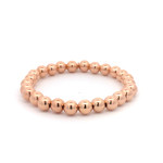 Basic rose-gold coloured 7mm