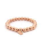 Basic rose-gold coloured 7mm