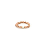 Ring 1 pearl rose-gold coloured