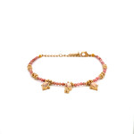 3 drup pink goldplated 3 drup pink goldplated