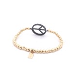 Karma peace grey gold coloured Karma peace grey gold coloured