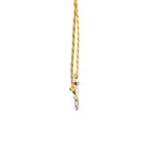 Necklace freedom bird yellow goldplated