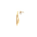 Earrings heart oval goldplated Earrings heart oval goldplated