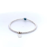 Lucky eye round silver Lucky eye round silver