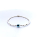 Lucky eye round silver Lucky eye round silver