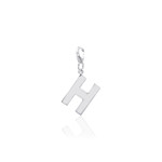 Letter hang silverplated